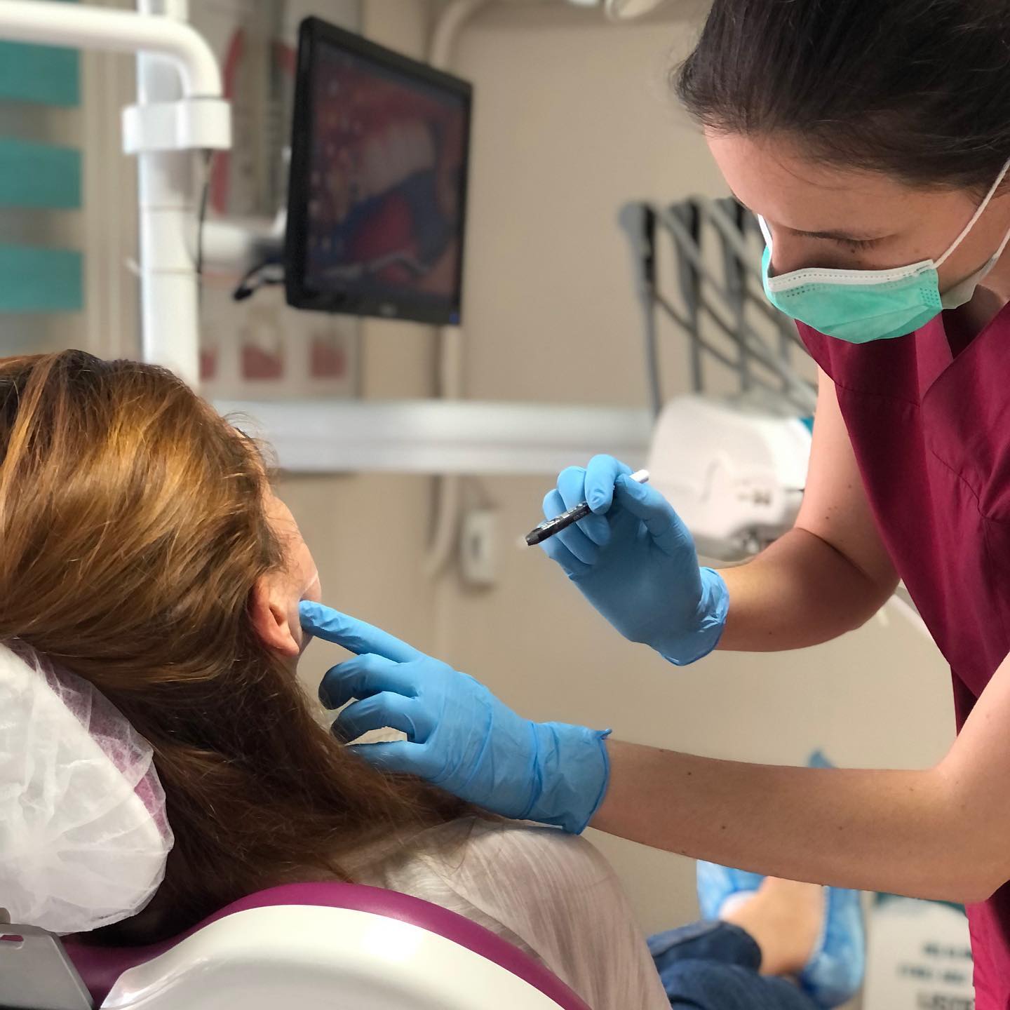 Klinikte ağız içi görüntüleme uygulaması